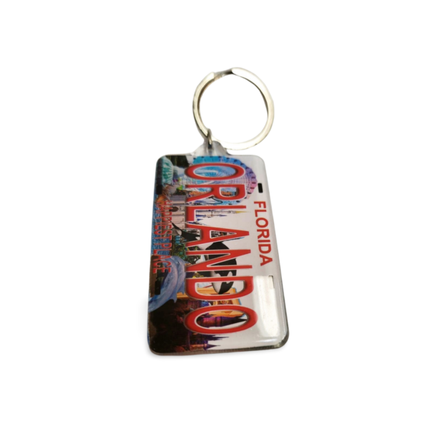 Florida Orlando Acrylic Key Chain - "Happiest Place"