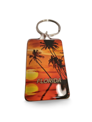 Florida Acrylic Key Chain - "Sunset Beach"