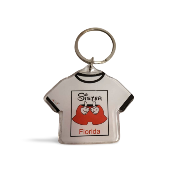 Florida Acrylic Key Chain - "SISTER FLORIDA"