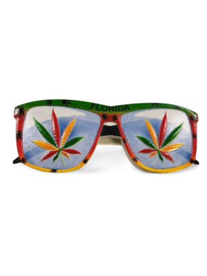 Florida Polyresin Magnet - "Rasta Sunglasses"