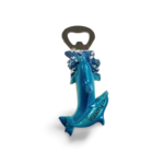 Florida Dolphin Magnet Bottle Opener (Metal) - "Dolphin Splash"