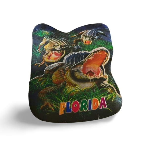 Florida 3D Magnet - "Gator Attack"