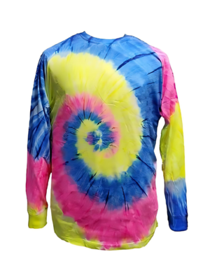 Youth Tie Dye Long Sleeve Shirt - "Various Designs"