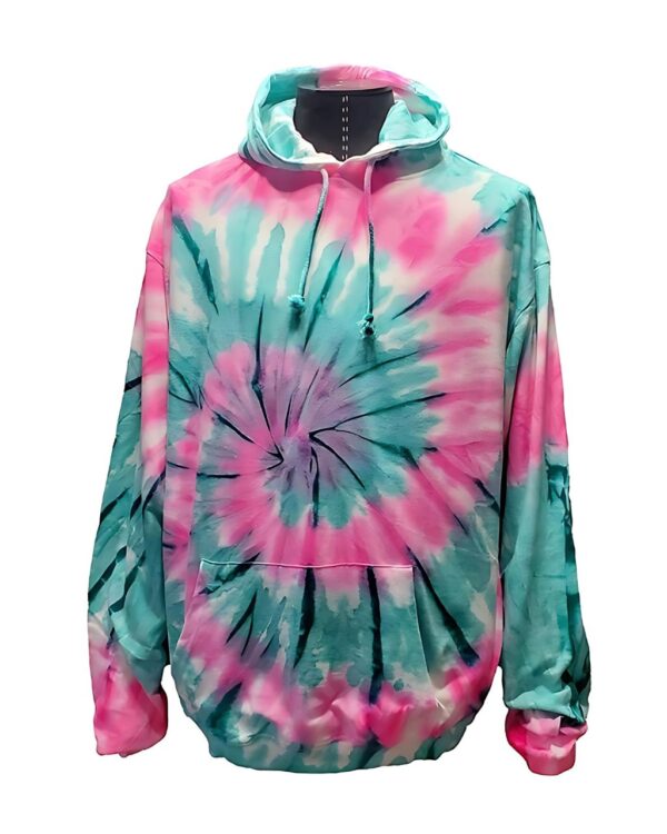 Adult Tie Dye Pullover Hoodies (Prepack) - "Spiral and Various Collection"