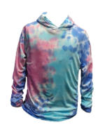 Adult Tie Dye Long Sleeve Shirt With Hood (Prepack) - "Multiple Designs"