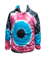 Adult Tie Dye Long Sleeve Shirt With Hood (Prepack) - "Multiple Designs"