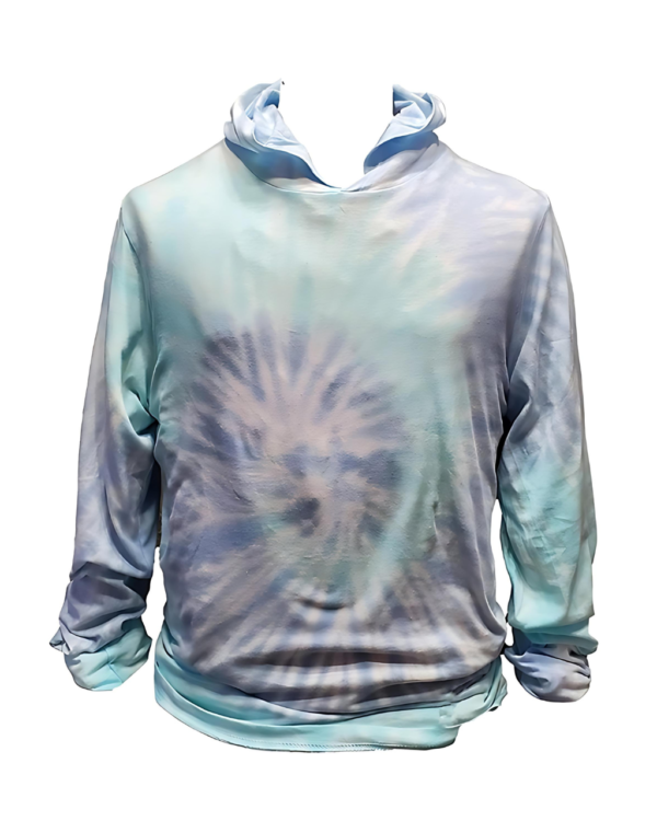 Adult Tie Dye Long Sleeve Shirt With Hood (Prepack) - "Multiple Designs"