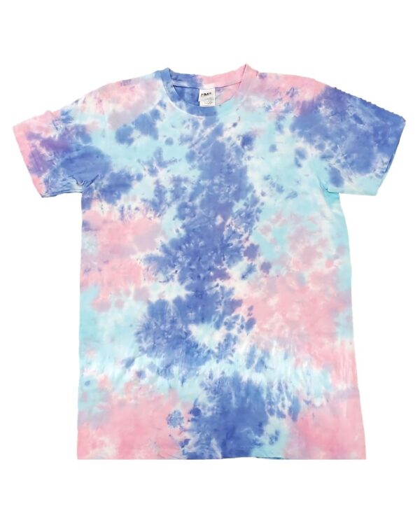 Adult Tie Dye Short Sleeve T-shirt - "Spiral and Various Collection"