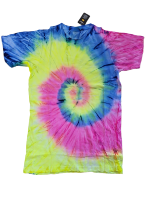 Youth Tie Dye Short Sleeve T-shirt - "Spiral and Various Collection"