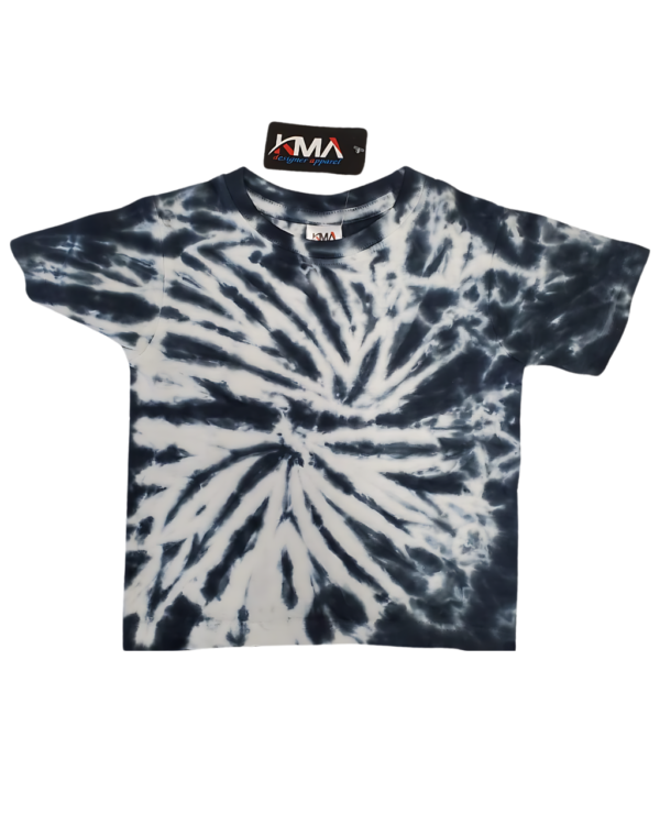 Toddler Tie Dye Short Sleeve T-shirt - "Spiral and Various Collection"