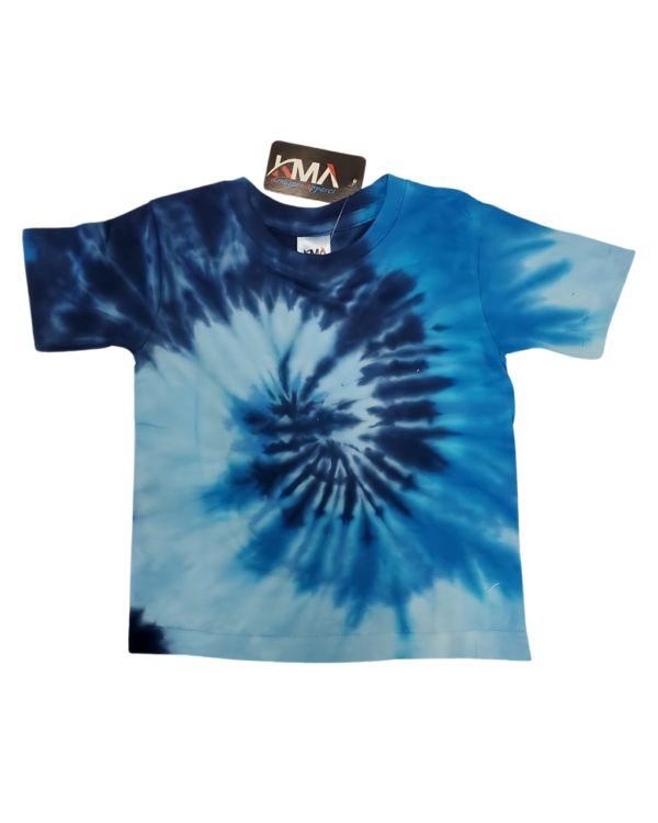 Toddler Tie Dye Short Sleeve T-shirt - "Spiral and Various Collection"