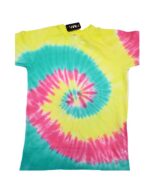 Adult Tie Dye Short Sleeve T-shirt - "Spiral and Various Collection"