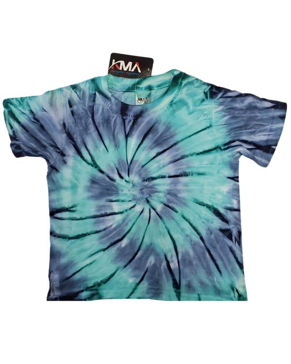 Toddler Tie Dye Short Sleeve T-shirt - "Spiral and Various Collection"