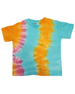 Toddler Tie Dye Short Sleeve T-shirt - "Spiral and Various Collection"