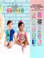 Infant Tie Dye Onesies (Prepack) - "Various Designs"