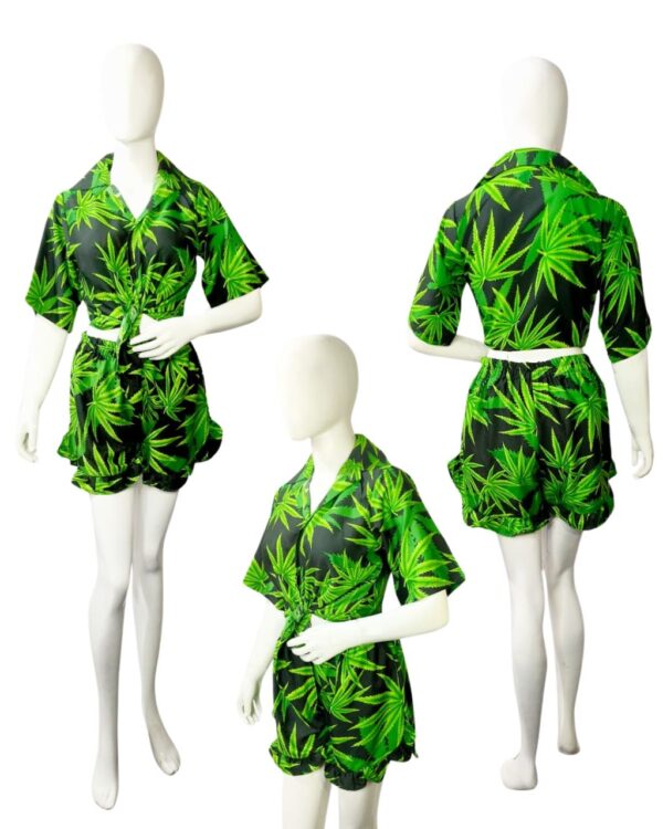 Ladies' Hawaiian Dress Shirt & Short Set - Hawaiian Dress Prepack