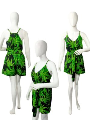 Two-Piece Hawaiian Shorts Set- Hawaiian Dress Prepack