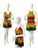 Two-Piece Hawaiian Shorts Set- Hawaiian Dress Prepack