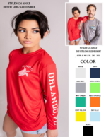 Adult Dri Fit Long Sleeve Shirt (Openpack) - "Various Colors"