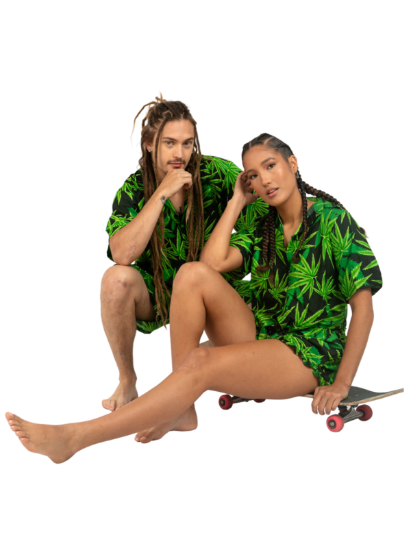 Ladies' Hawaiian Dress Shirt & Short Set - Hawaiian Dress Prepack