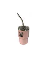 3oz Castle Stainless Steel Vacuum Insulated with Lid and Straw, Hot & Cold Tumbler.