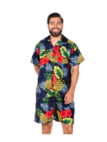 Men's Hawaiian Shirt 'PINEAPPLE NAVY' Preview 2