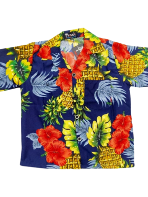 Men's Hawaiian Shirt 'PINEAPPLE NAVY' Preview 2